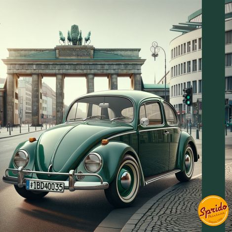Peinture Sprido VOLKSWAGEN Coccinelle Vert Delta L610