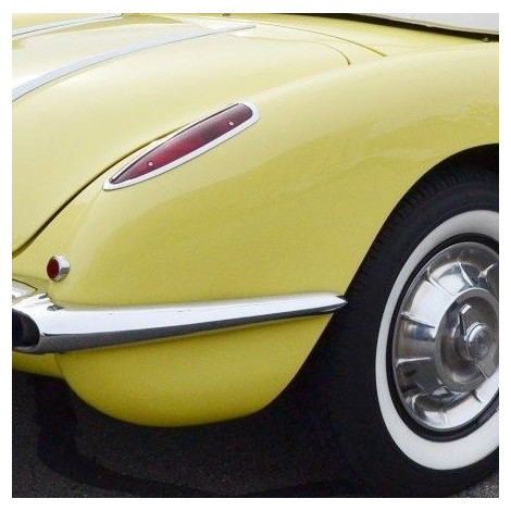 Chevrolet Panama Yellow Corvette 1958