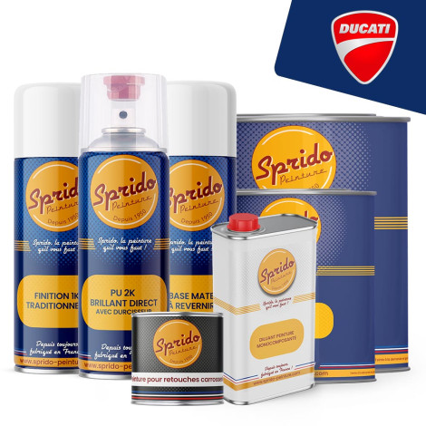 Peinture Sprido moto DUCATI R223 DARK STEALTH MATT Opaque