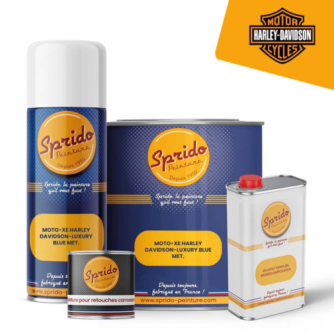 Peinture Sprido moto HARLEY-DAVIDSON DWE BLACK QUARTZ Métallisée
