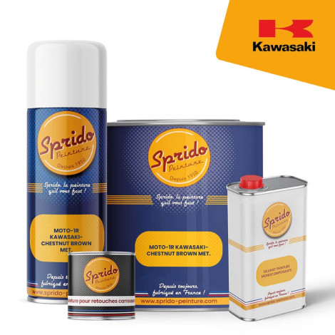 Peinture Sprido moto KAWASAKI 10A PEARL SOLAR YELLOW Nacrée