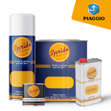 Peinture Sprido moto PIAGGIO 10 VERDE VESPA 125 6001M Métallisée