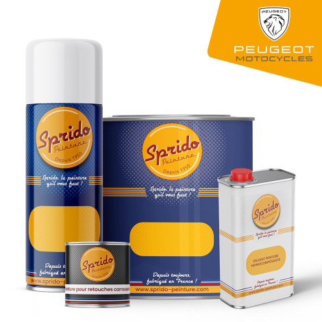 Peinture Sprido moto PEUGEOT H089 GRIS TECHNIUM Métallisée