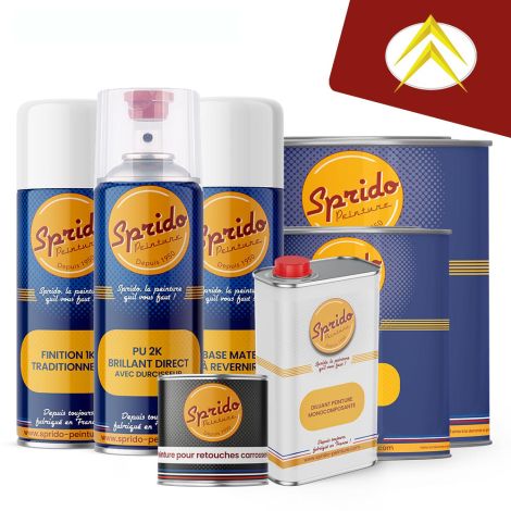 Peinture Sprido CITROËN gris palladium métallisée AC 108-B