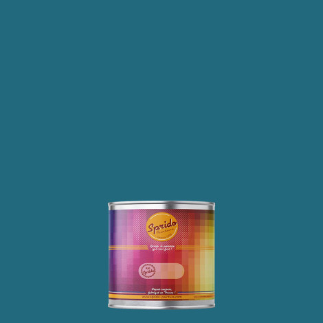 Peinture RAL by Sprido 5025 Bleu Gentiane métal en pot retouche 100 ml