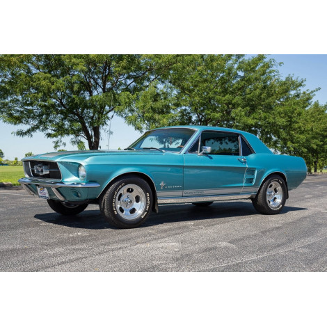 Ford USA mustang CLEARWATER 1967 - code W/67 - 1908