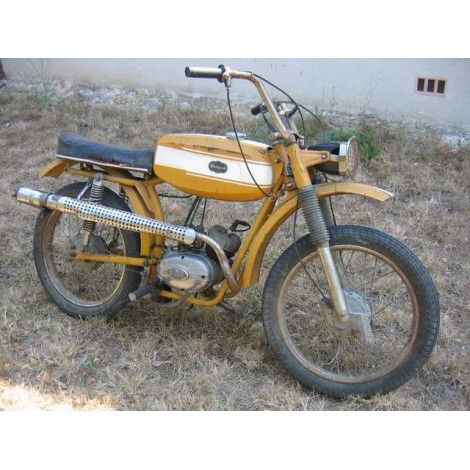 Malaguti sportive cross jaune moutarde 1969