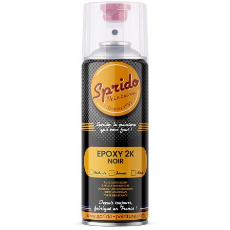 Epoxy 2K noir Sprido aérosol 400 ml Epoxy 2K noir Sprido aérosol 400 ml